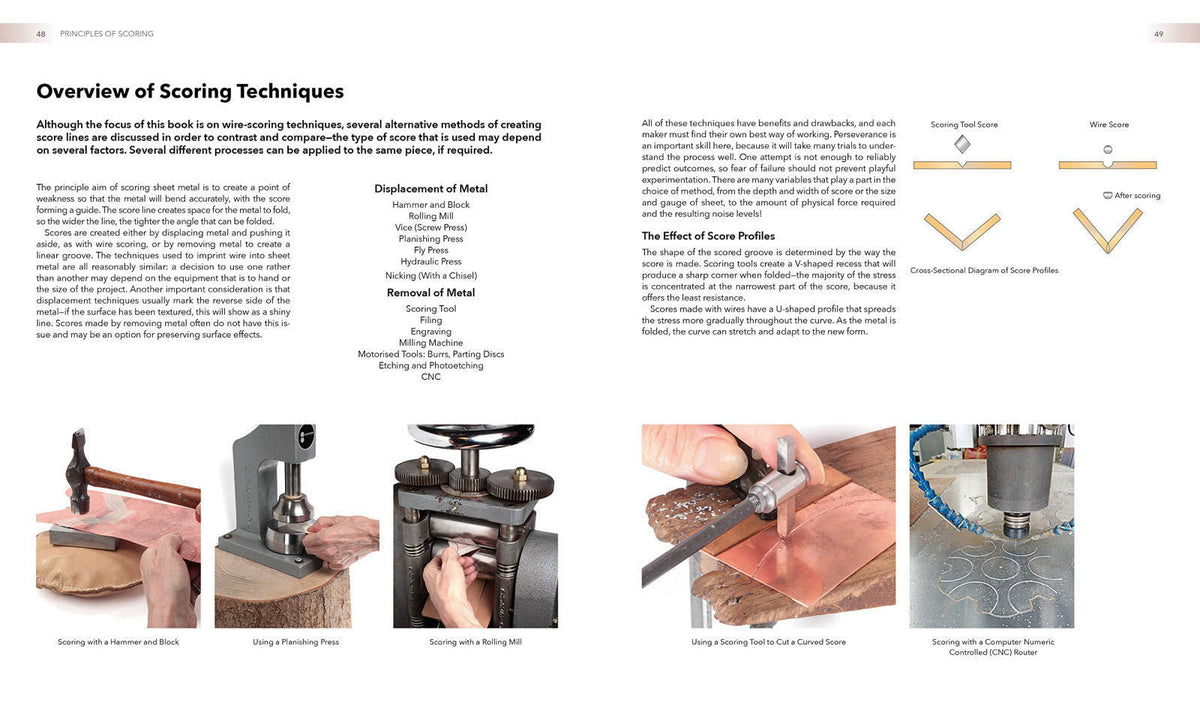 New Jewellery Techniques Curved Scoring and Folding for by by Anastasia Young (Author), Paul Wells (Author)… — view 5
