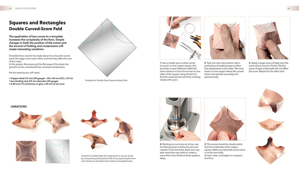 New Jewellery Techniques Curved Scoring and Folding for by by Anastasia Young (Author), Paul Wells (Author)… — view 6
