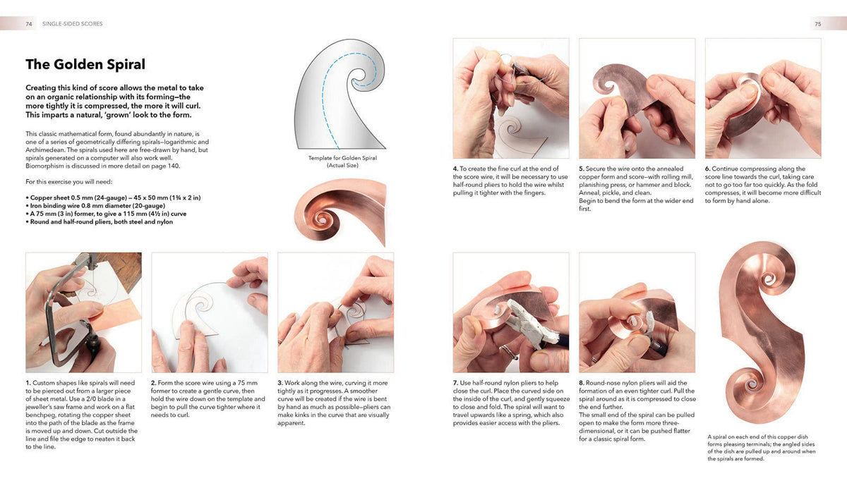 New Jewellery Techniques Curved Scoring and Folding for by by Anastasia Young (Author), Paul Wells (Author)… — view 7