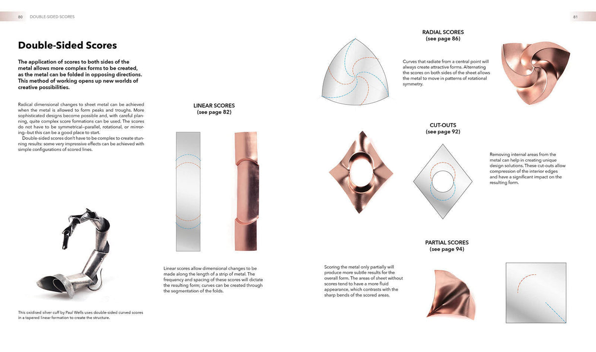 New Jewellery Techniques Curved Scoring and Folding for by by Anastasia Young (Author), Paul Wells (Author)… — view 8