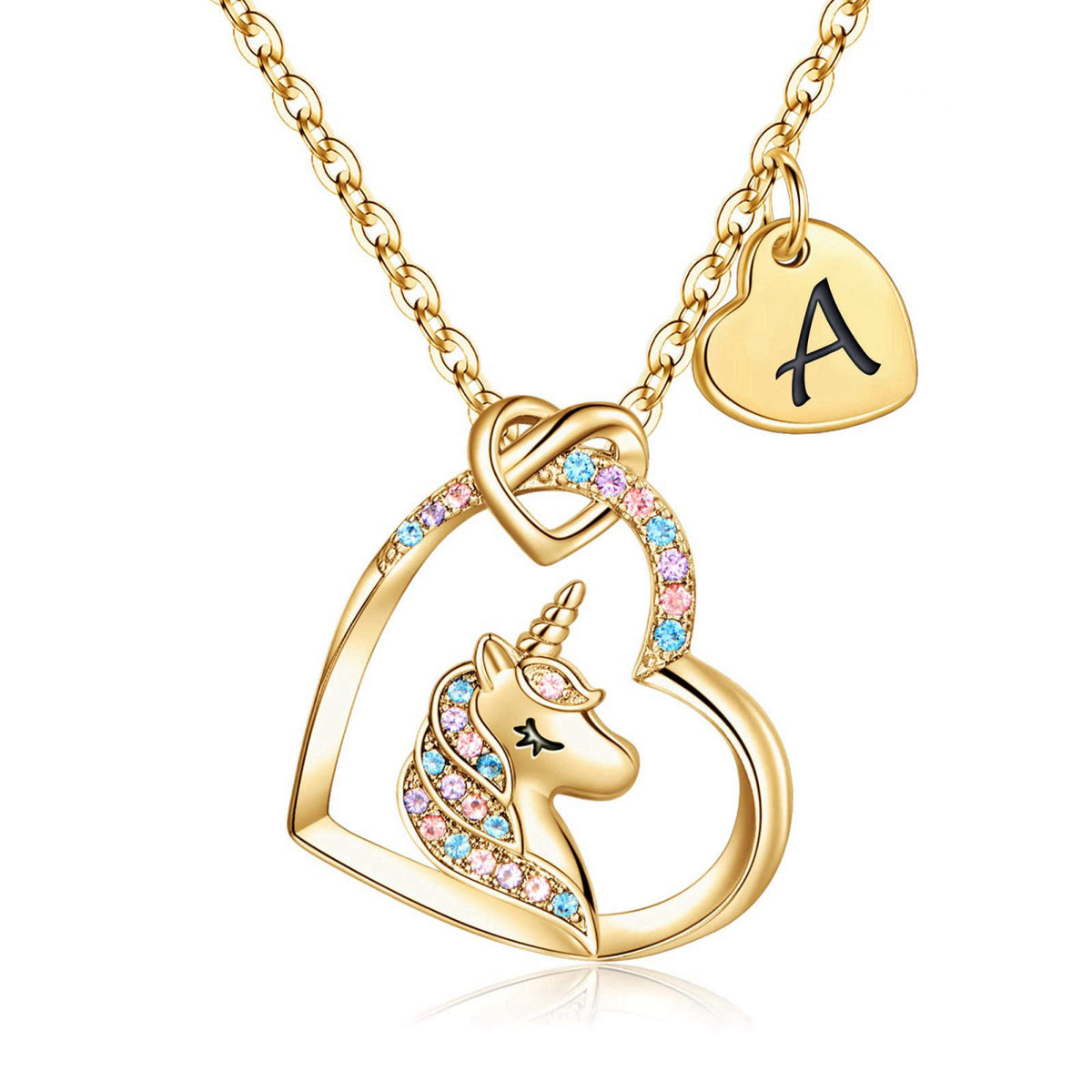 Hidepoo Unicorn Necklaces for Girls Kids - Birthday Gifts for Girls Kids – product photo (Pendants)