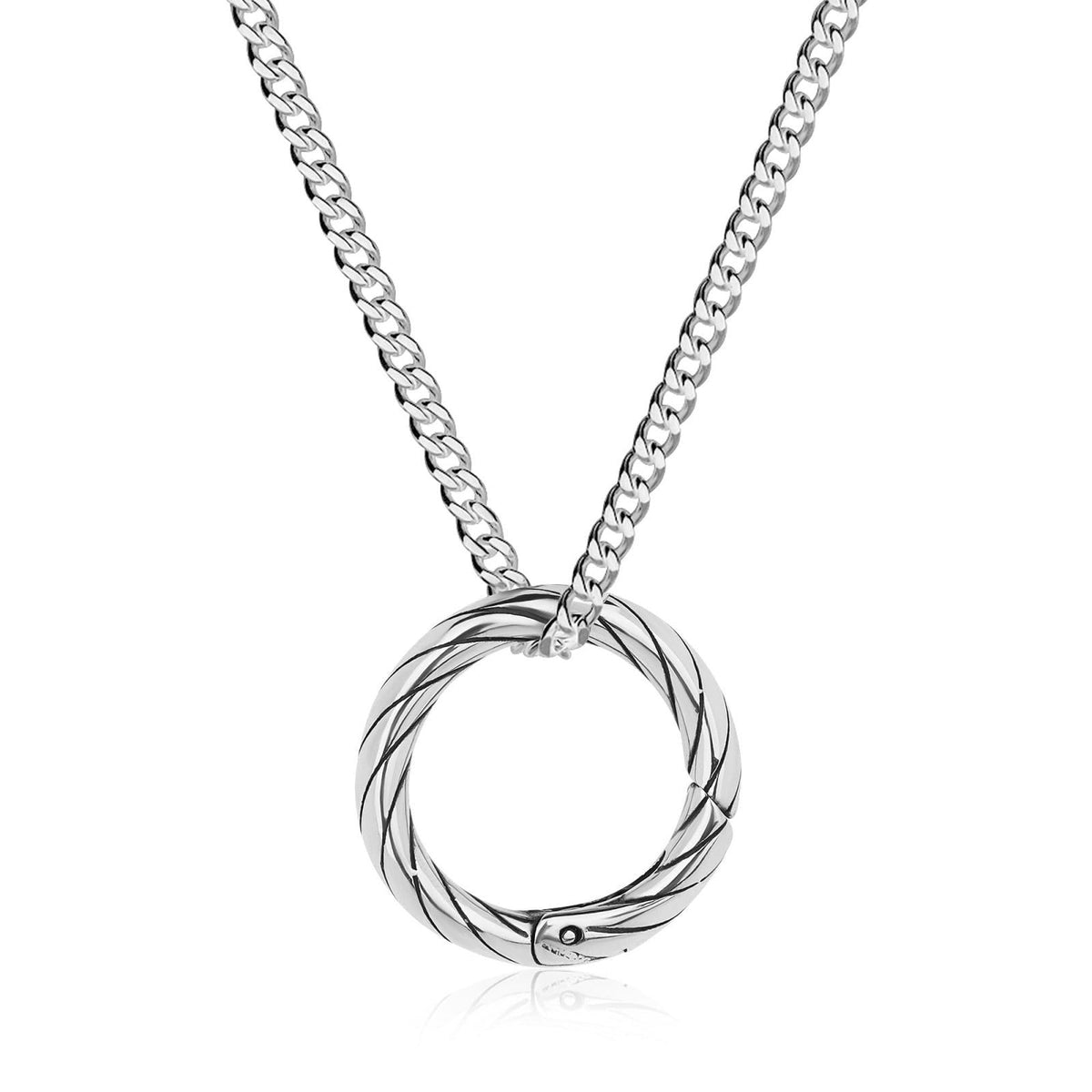 GAVU Stainless Steel Ring Holder Necklace for Women Men – product photo (Necklaces)