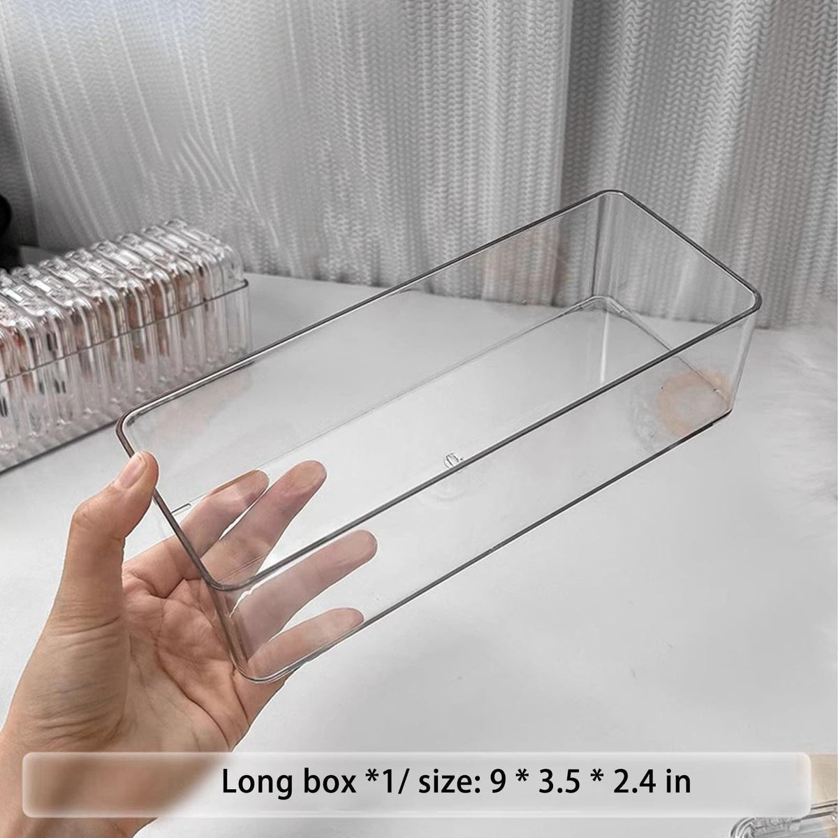 SZCYKJMY Acrylic jewelry box, crystal storage box, crystal bracelet transparent desktop storage box, portable jewelry bo