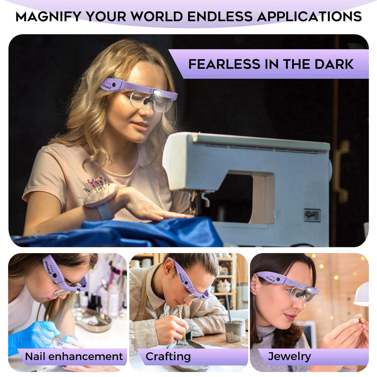 Dilzekui – Magnifiers on display