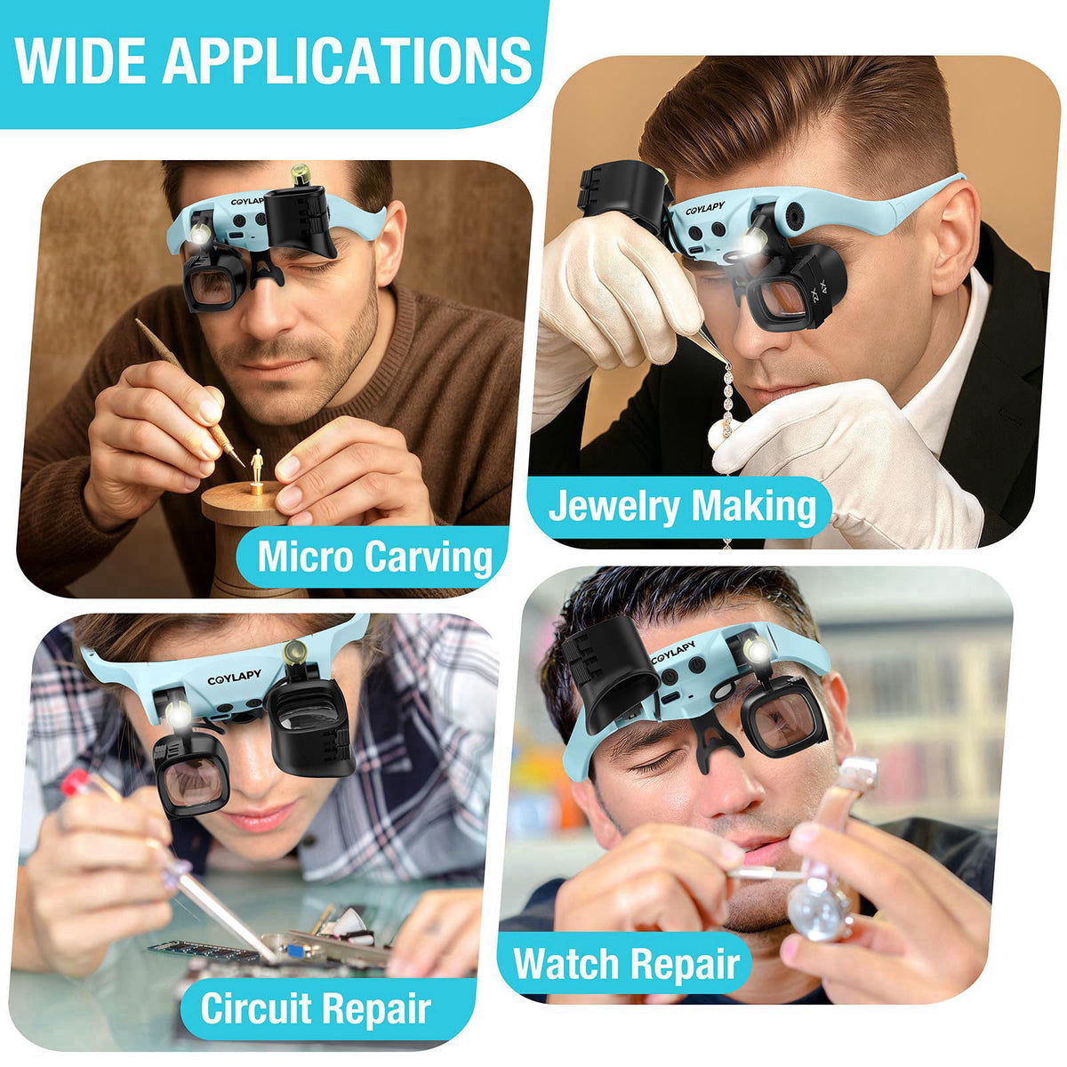 COYLAPY – Magnifiers on display