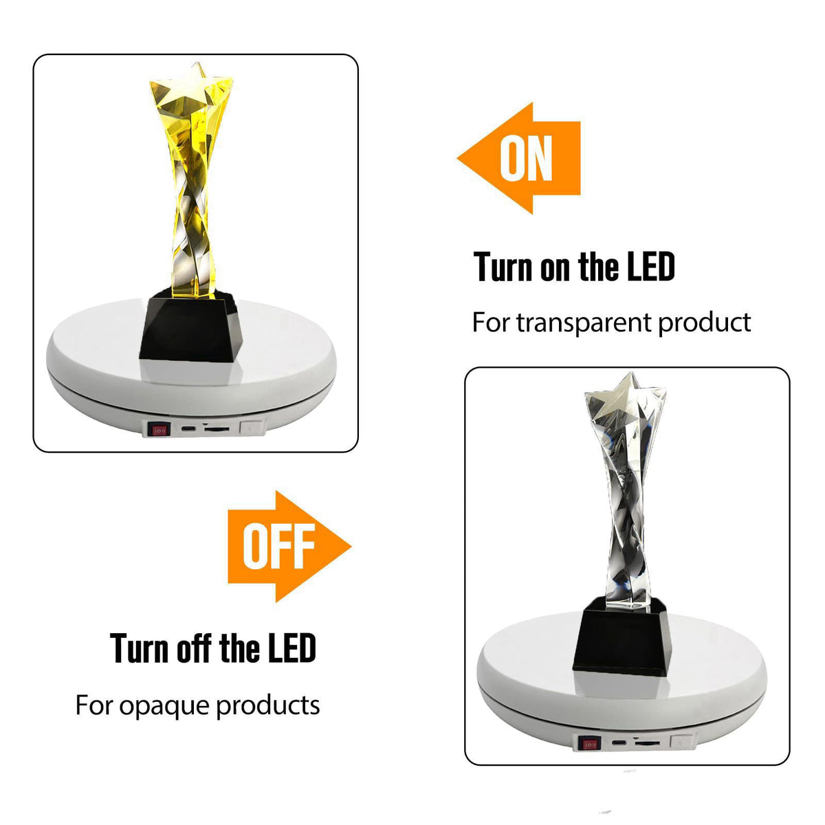 JAYEGT – Pedestals on display