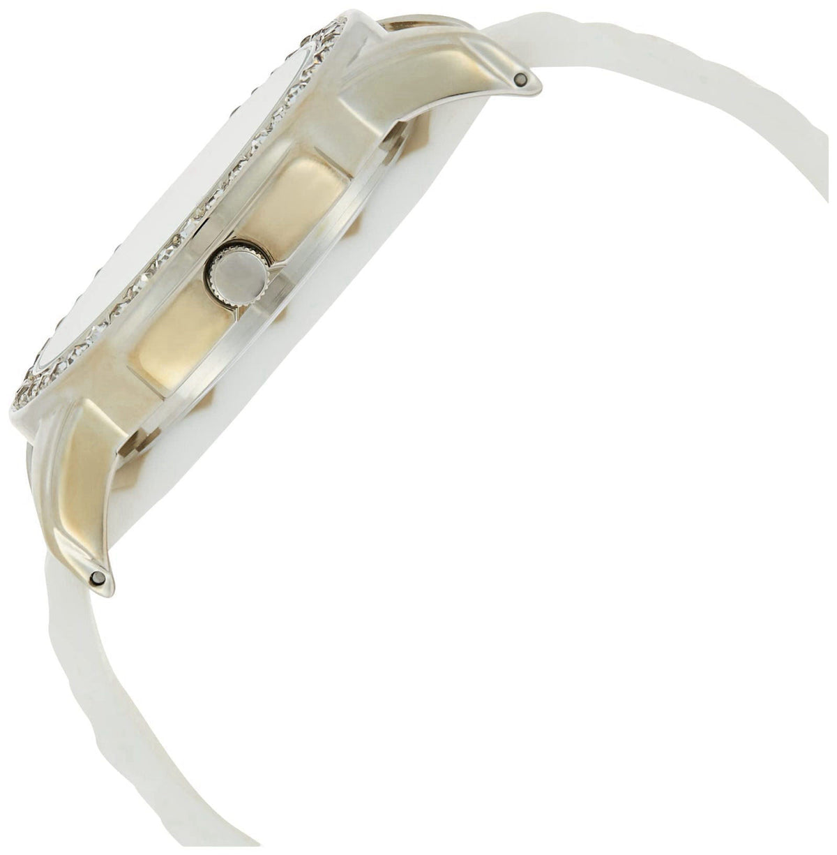 Accutime XOXO Women’s Silver-Tone Analog Watch with Crystal-Accent Bezel – 7 Interchangeable Silicone Bands – Stylish Qu