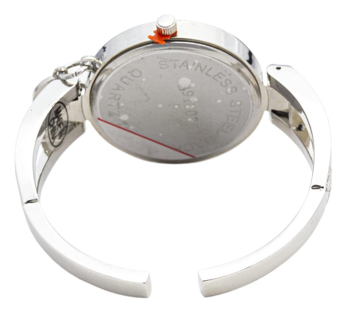 Blekon Collections Women's 34mm Case Rhinestone Dial Metal Cuff Bangle Watch – alternate angle