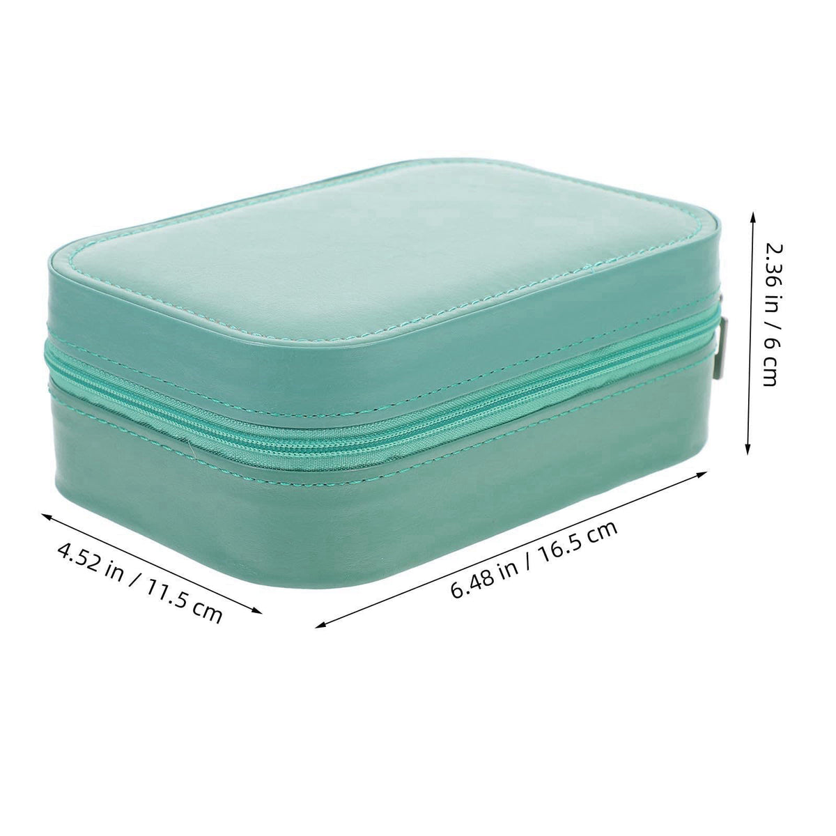 VILLCASE LED Mirror Makeup Bag Organizer with Divided Compartments, Green – packaging and label