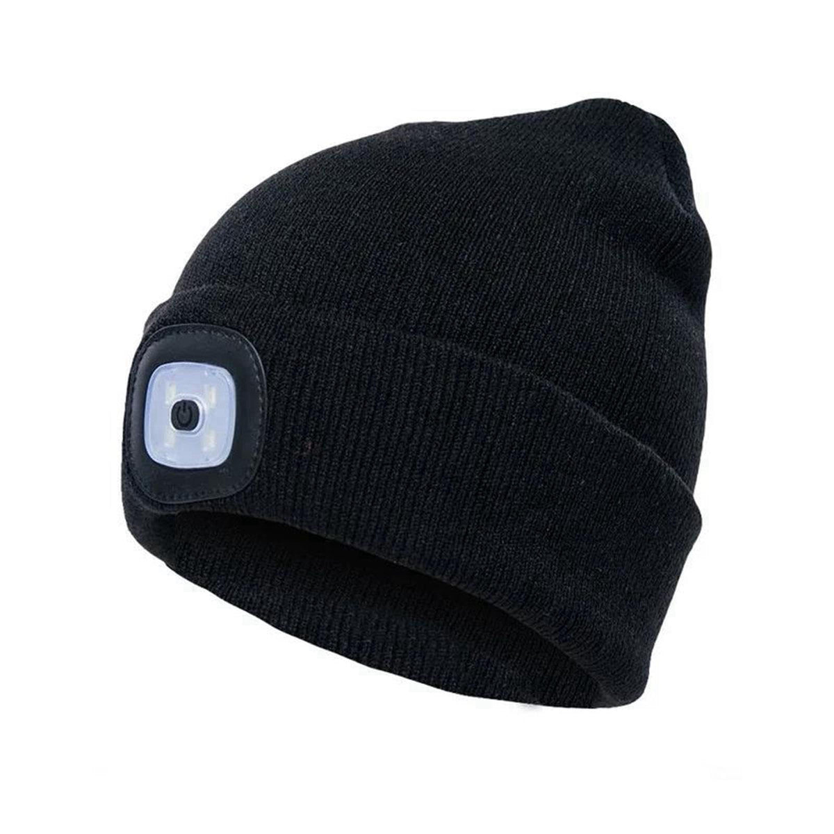 Wuduomei Winter Knit Beanie with Rechargeable LED Light – product photo (Skullies &amp; Beanies)