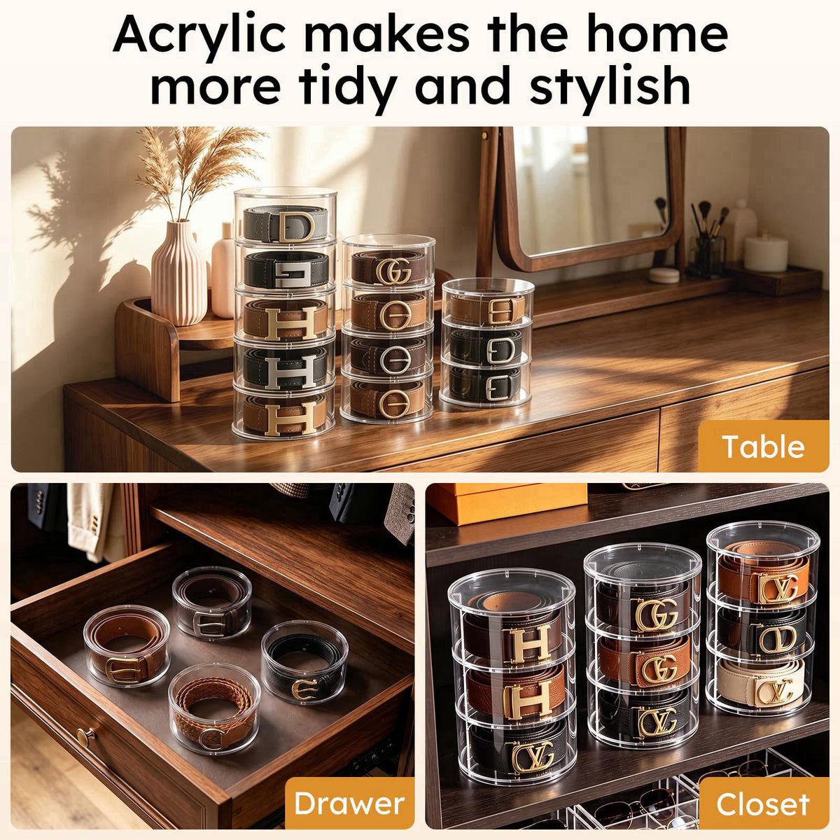 FEMELI – Belt Racks on display