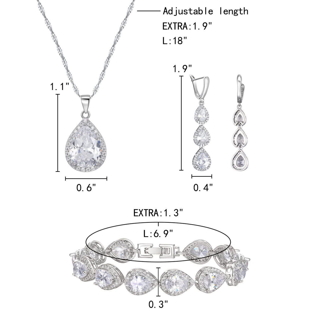 EleQueen – Jewelry Sets on display