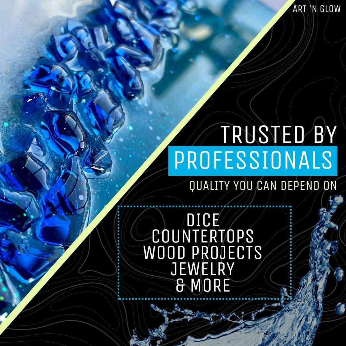 Art 'N Glow – Coatings on display