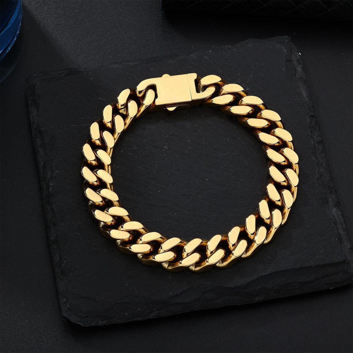 DODIY Cuban Link Bracelet for Men - Hand Chain Wrist Bracelet Jewelry – packaging and label