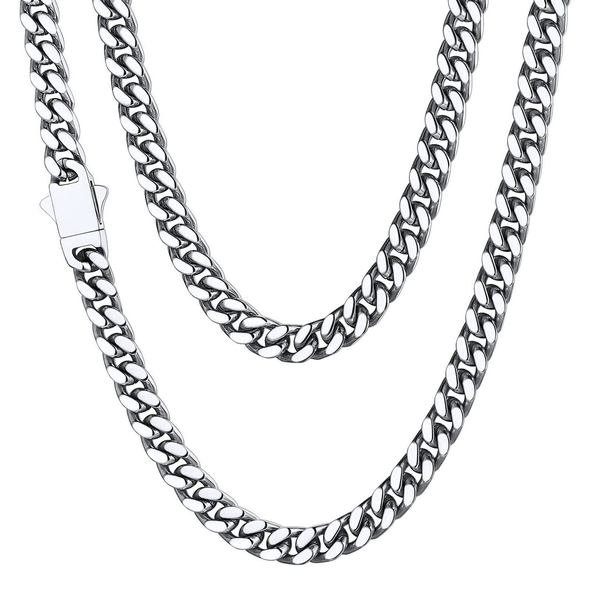 ChainsHouse Cuban Link Chain for Men, Stainless Steel Waterproof Necklace – product photo (Necklaces)