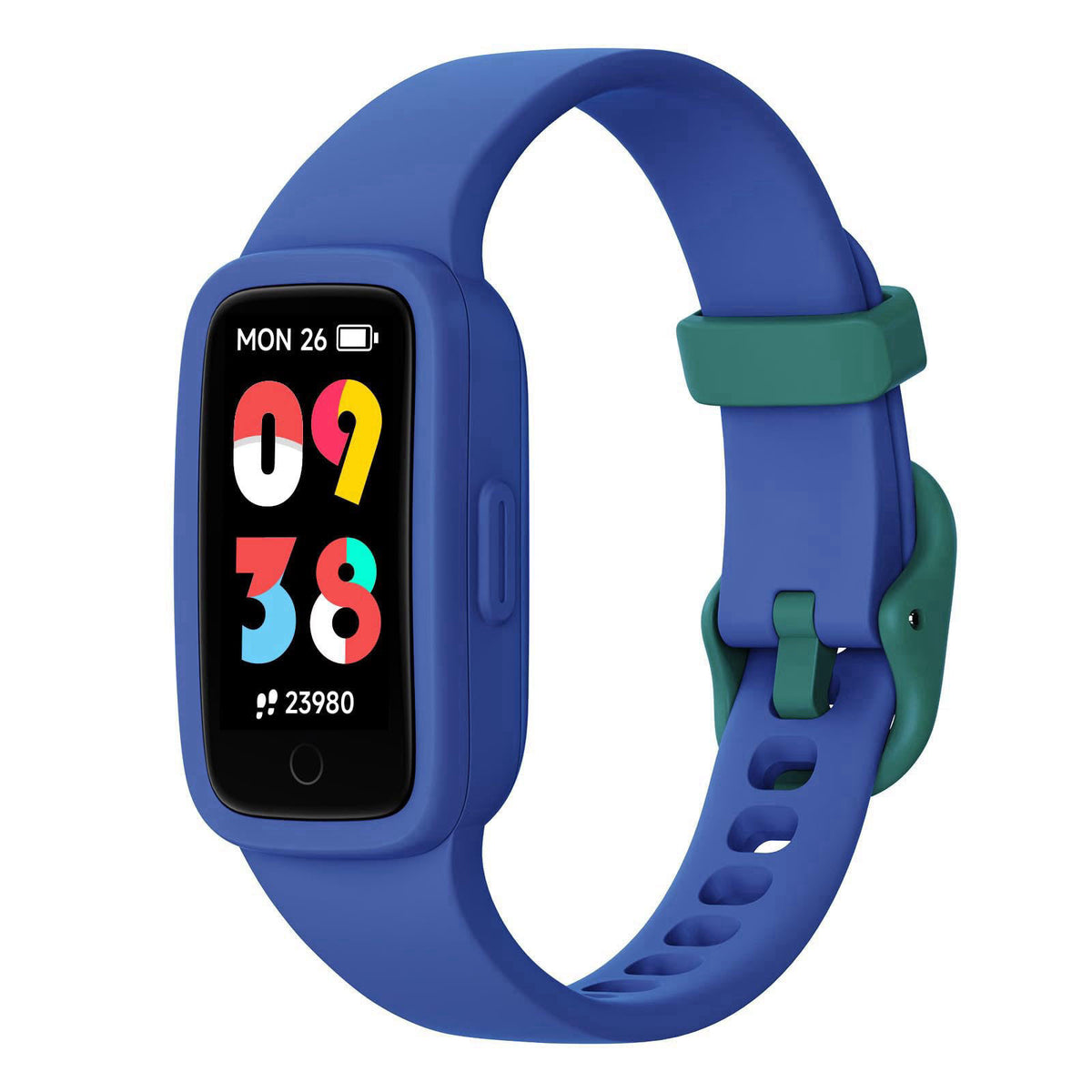 BIGGERFIVE Vigor Kids Fitness Tracker Watch AMOLED Screen, 3ATM Waterproof – alternate angle