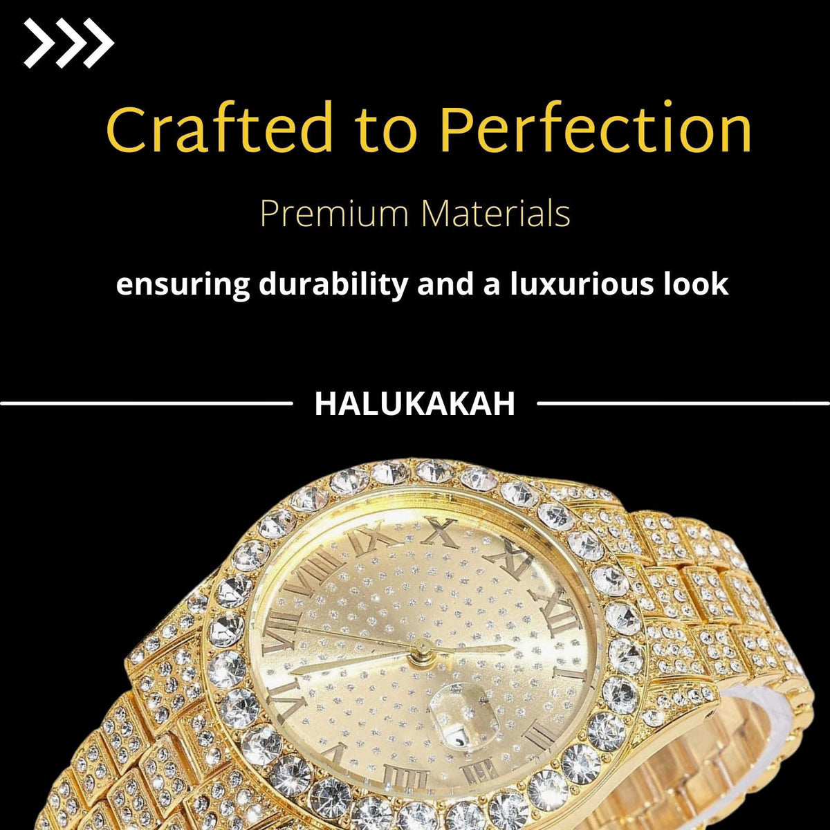 Halukakah Watch for Boys Kids - 42MM Width Round Dial - 8"(20.5cm) Length – full view