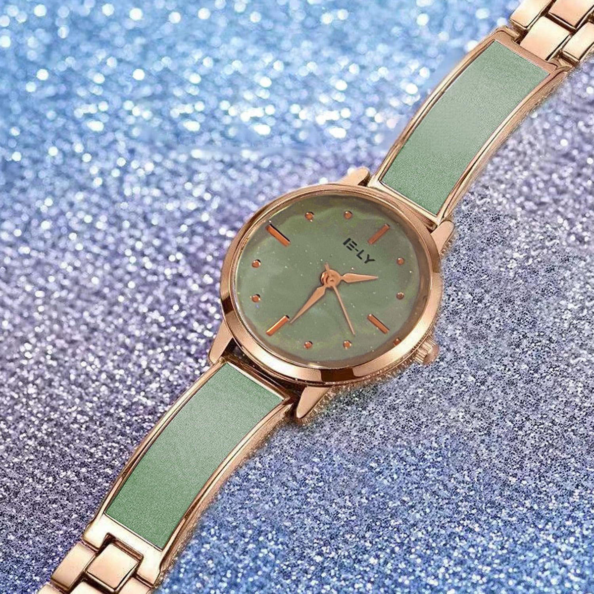 dayutech 4 Pack Watches for Women Vintage Dress Analog Quartz Ladies Stainless Steel Leather Bangle Bracelet Jewelry Jel