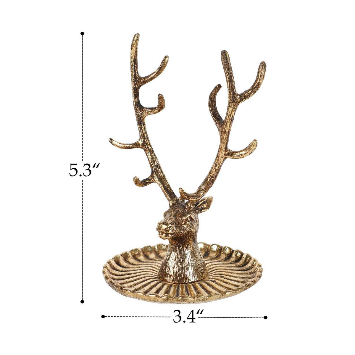 NIKKY HOME NIIKY HOME Vintage Jewelry Dish Tray, Small Deer Ring Holder – packaging and label