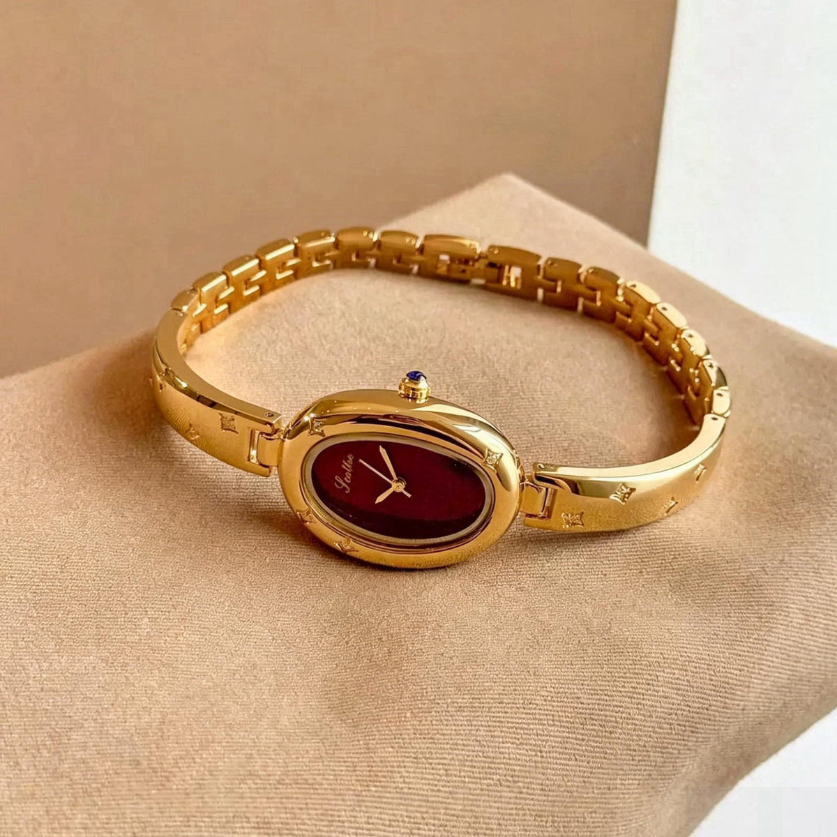 FORSINING Watches for Women, Ladies Quartz Watch Oval Crystal Watch, Japanese Quartz Movement 3ATM Waterproof Fashion Fe