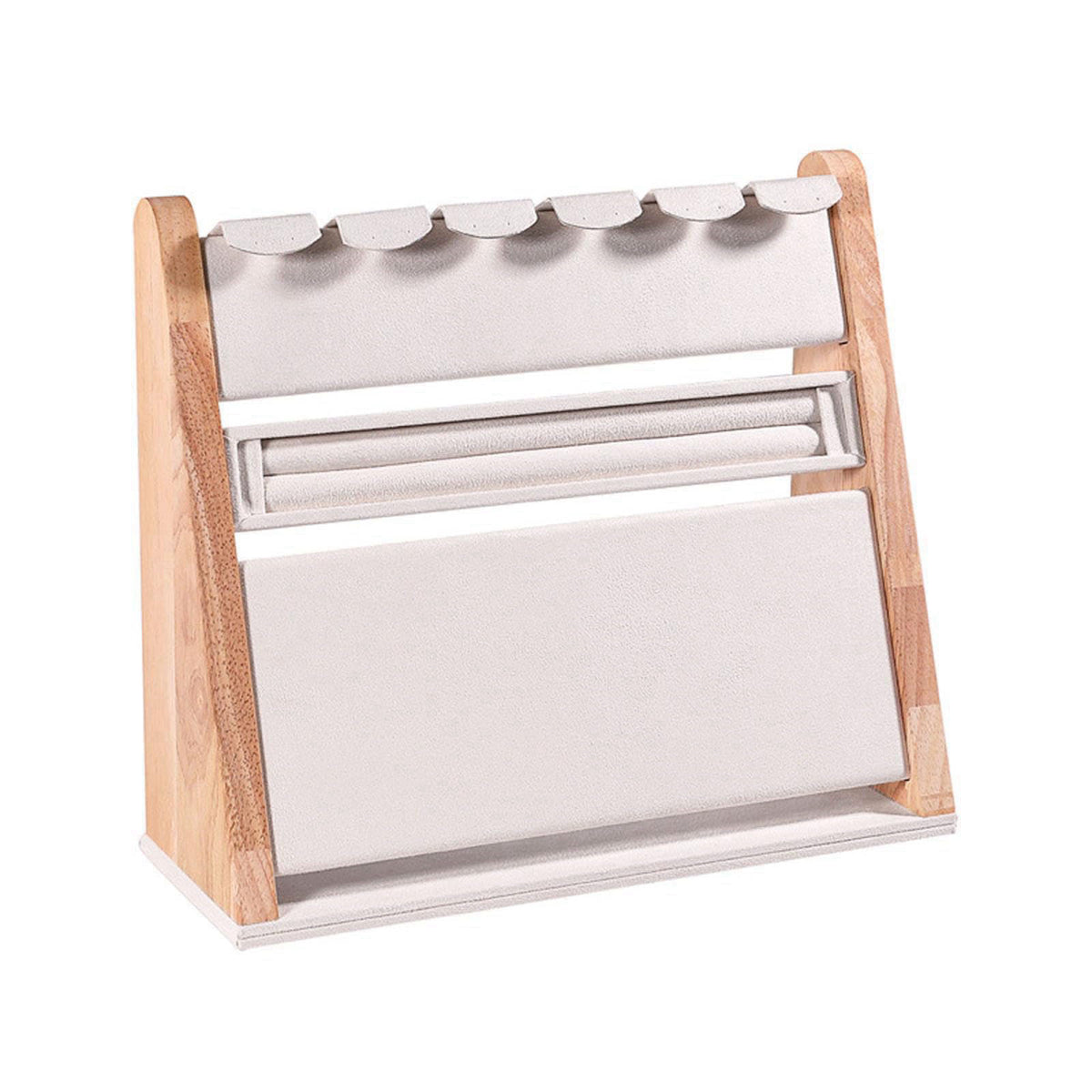 TANG SONG Multi-Functional Jewelry Display Stand - Necklace, Earring & Ring Organizer Holder with Anti-Tangle Design for