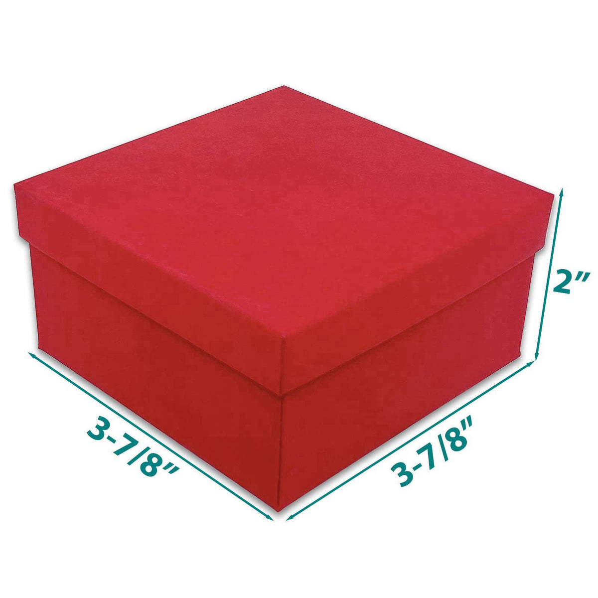 TheDisplayGuys For Your Modern Living TheDisplayGuys 25 Cardboard Gift Jewelry Boxes w/Paddings #34-3.9x3.9x2 – full vie