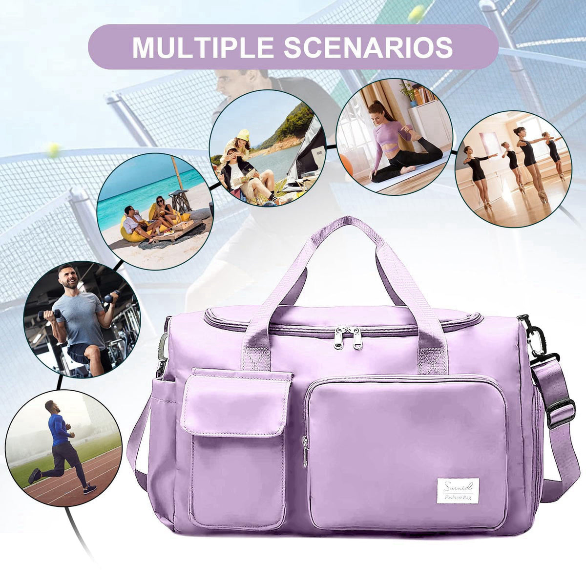Suruid – Sports Duffels on display