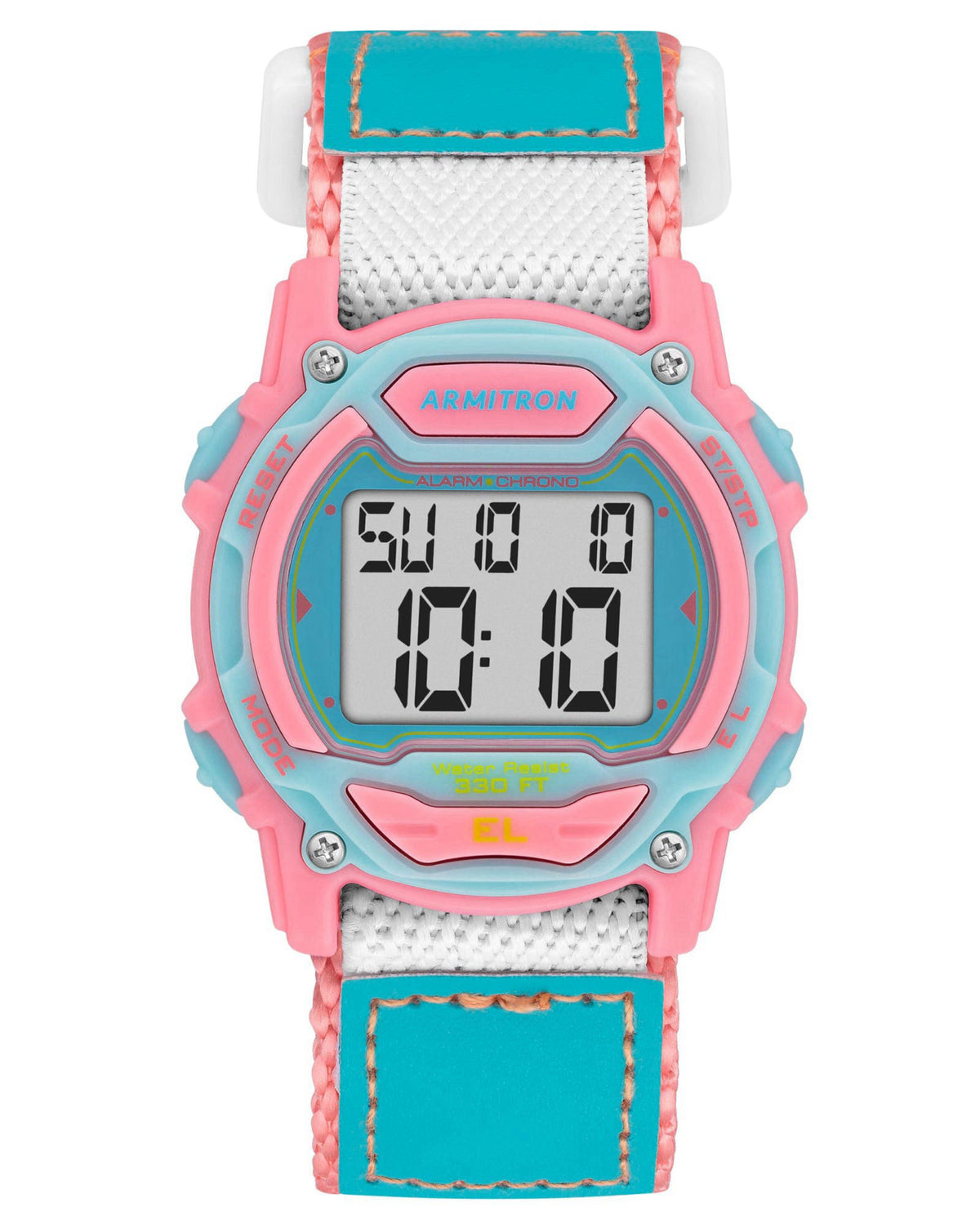 Armitron Sport Digital Chronograph Nylon Strap Watch – full view