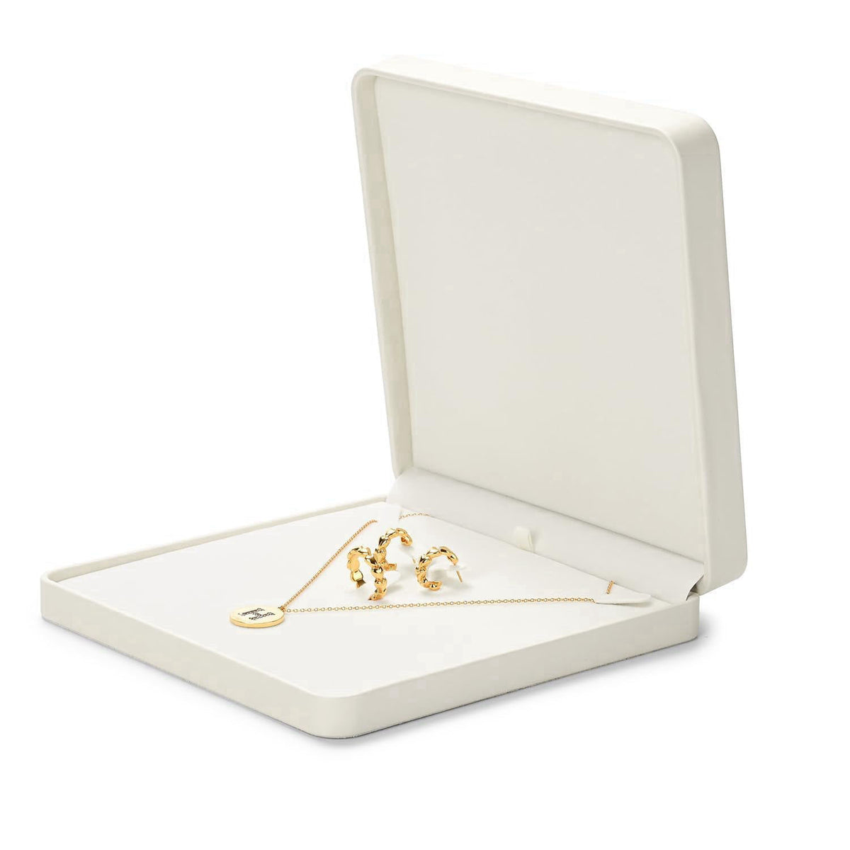 Oirlv Leather Jewelry Set Box Big Necklace Storage Case Jewelry Gift Box