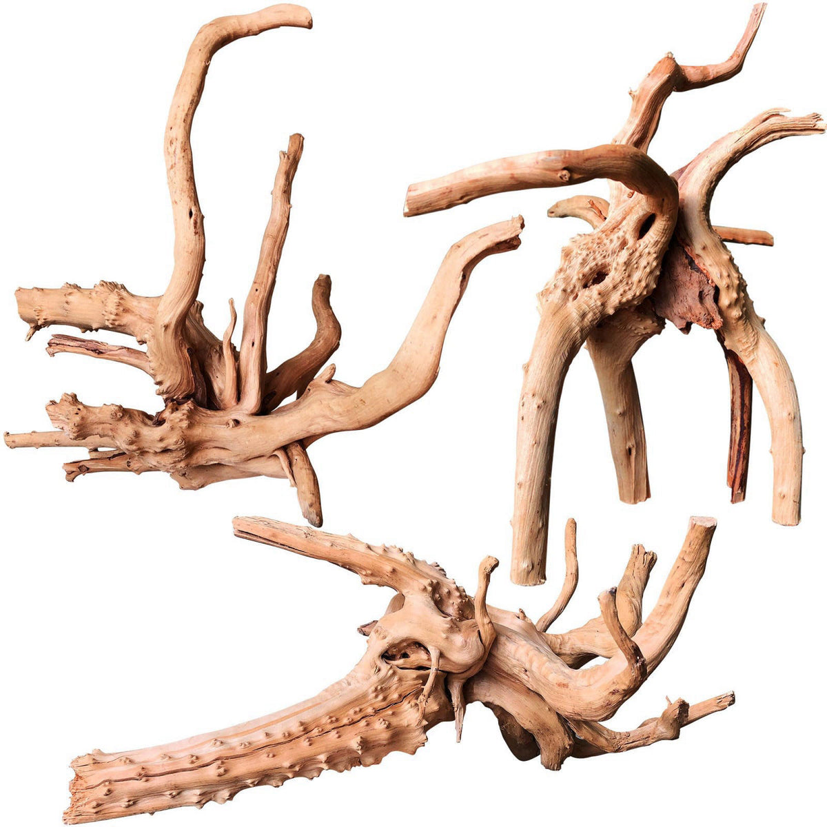 majoywoo Natural Driftwood for Aquarium Decor Fish Tank Decor Reptile Decor – product photo (Wood)