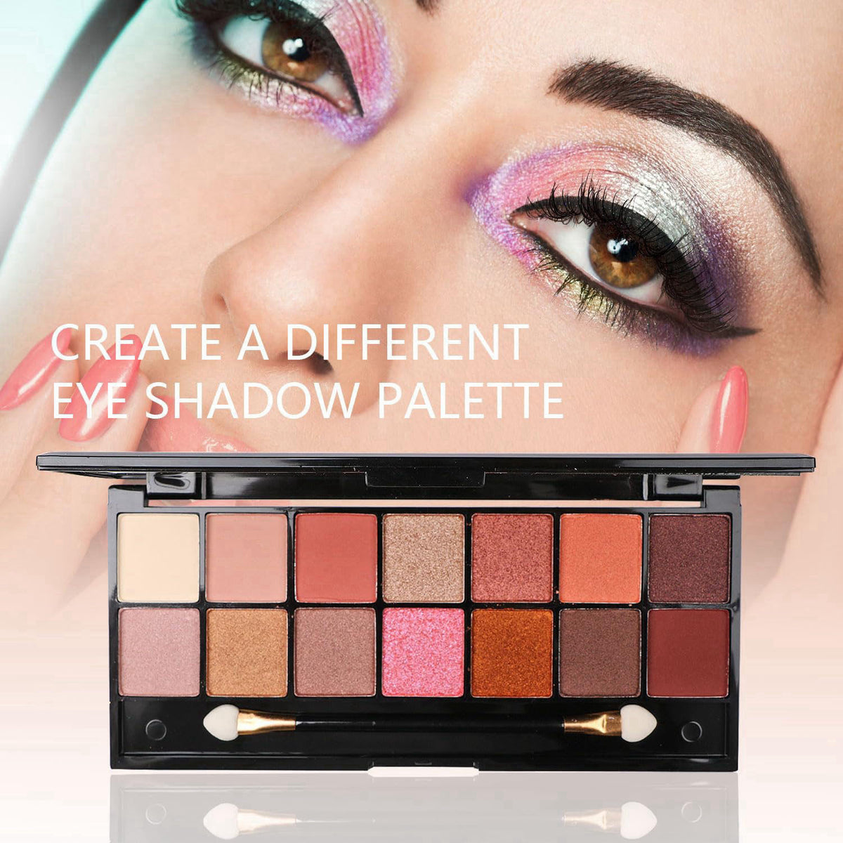 MTDXILTAI All in One Makeup Kit for Makeup storage bag 2X14 Colors Eyeshadow Palette Liquid Foundation Eyeliner Pencils 