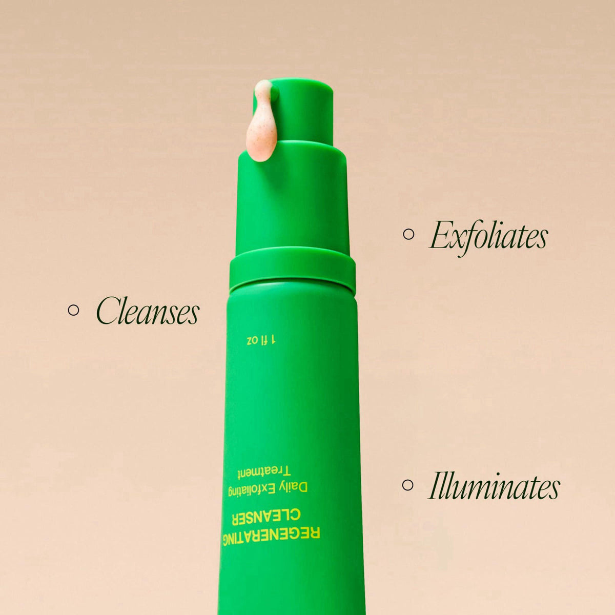 Tata Harper Regenerating Cleanser | Daily Face Wash & Gentle Exfoliator – packaging and label