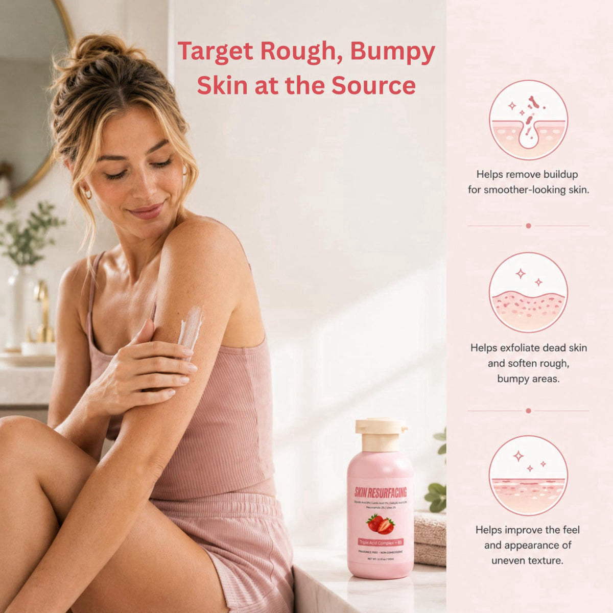 klarifyScience Resurfacing Strawberry Skin Serum (Pack of 2) – full view