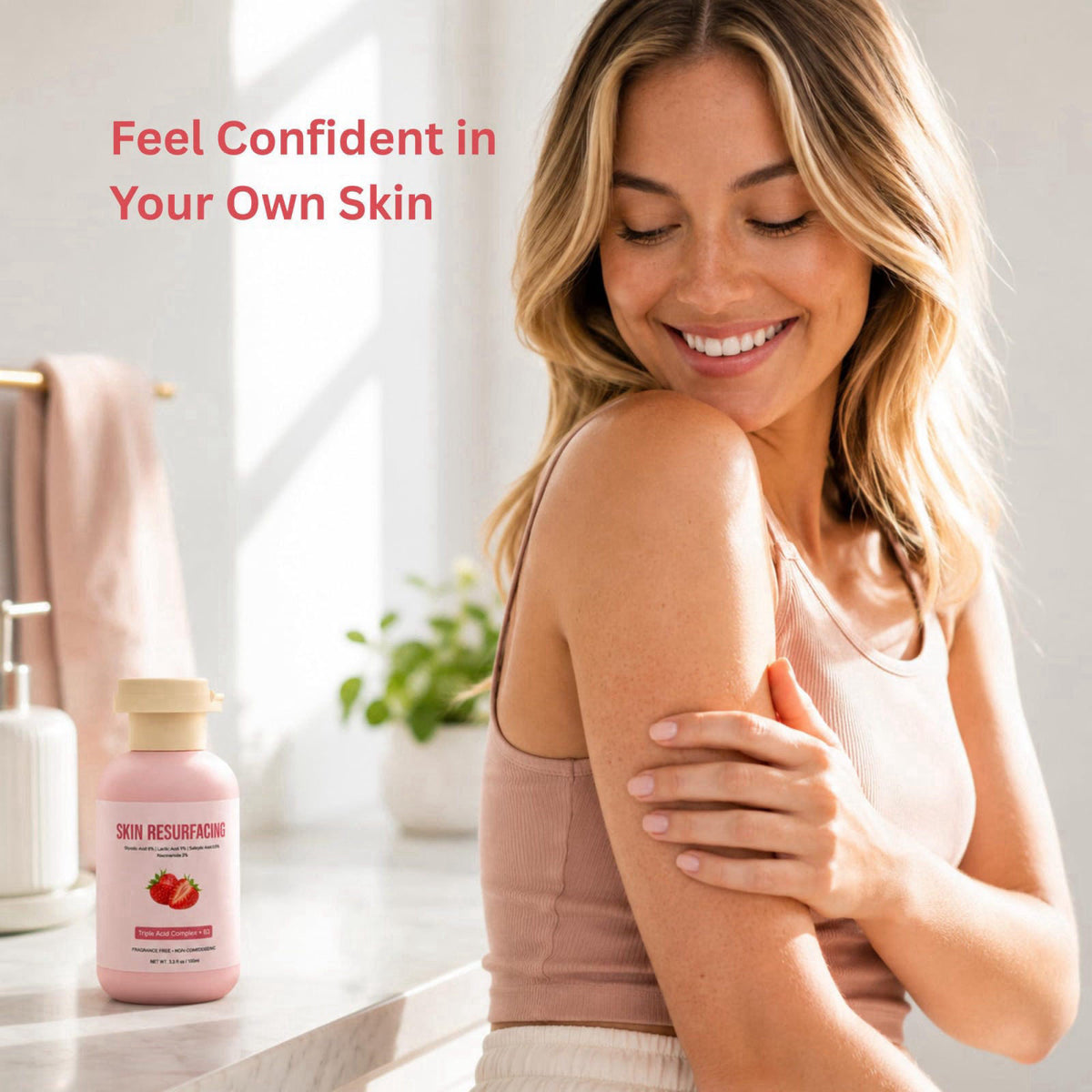 klarifyScience Resurfacing Strawberry Skin Serum (Pack of 2) – alternate angle