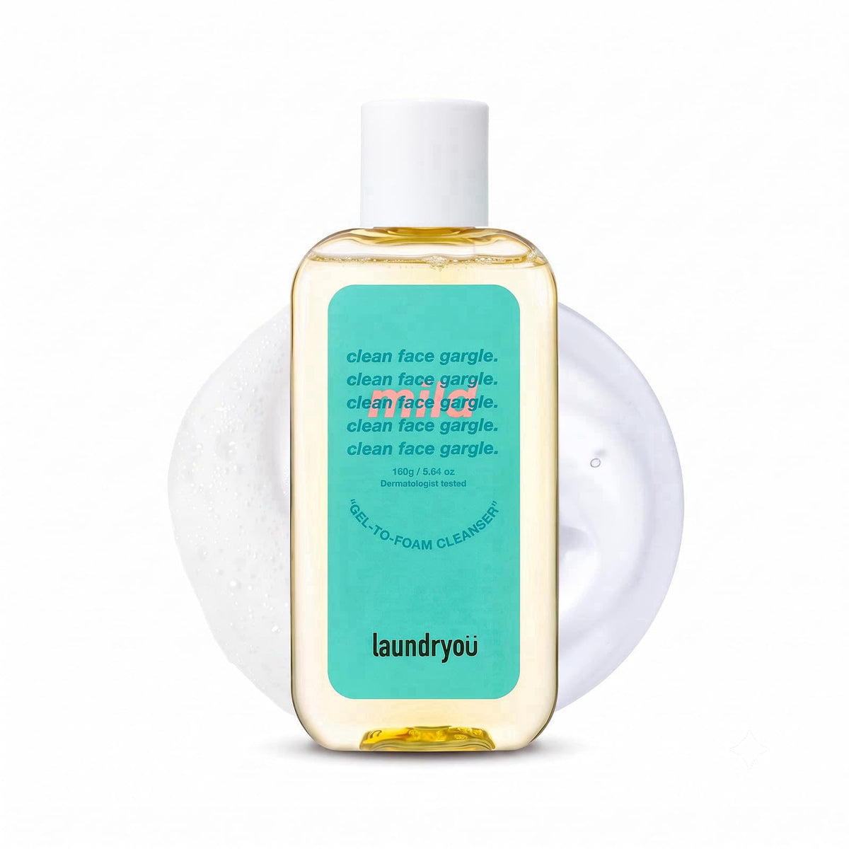 LAUNDRYOU Gel-to-Foam Facial Cleanser with PHA and Probiotic Ferment – full view