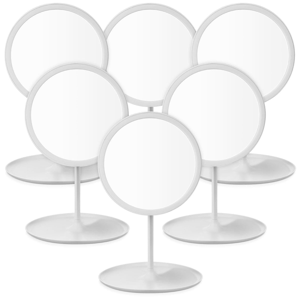 DoubleFill 6 Pcs Spa Party Mirrors Gifts Bulk Sleepover Party Favors,Pink – product photo (Makeup Mirrors)