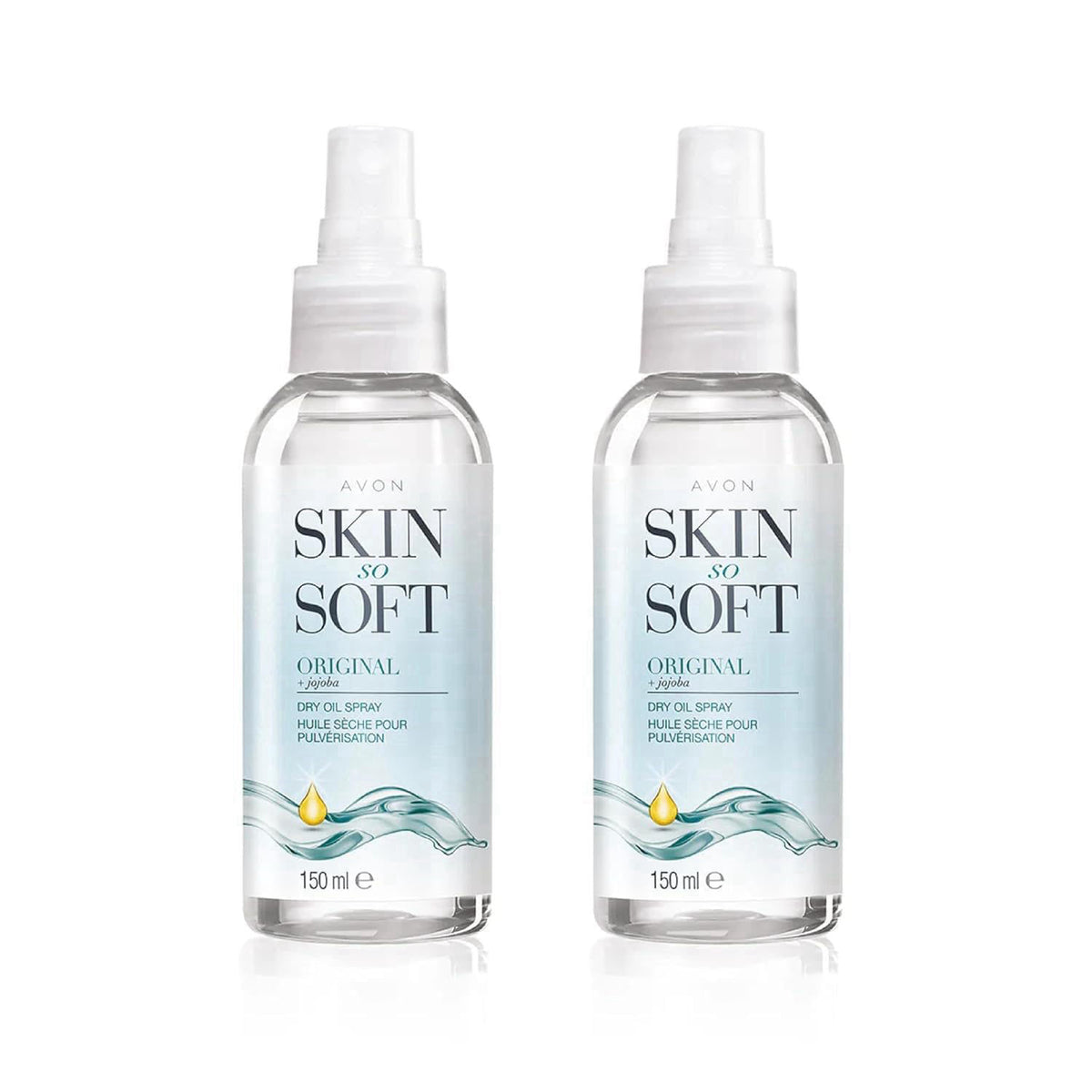 AVON SKIN SO SOFT – Oils on display