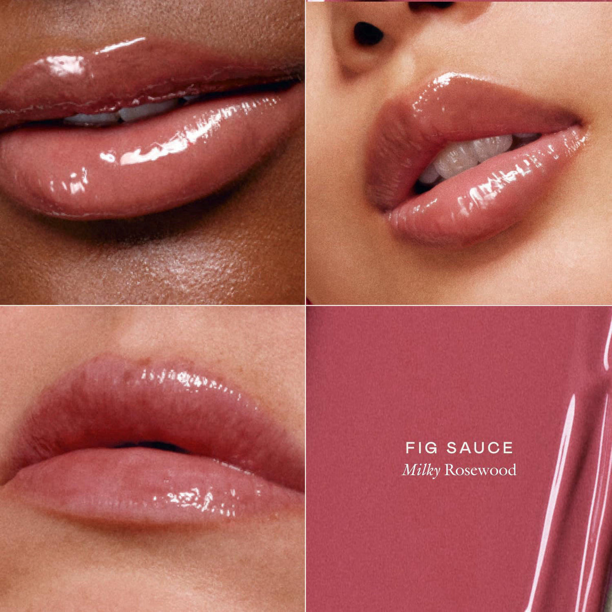 EADEM Tinted Lip Balm, Moisturizing Lip Gloss Tube for Women, Fig Sauce – back view and specifications