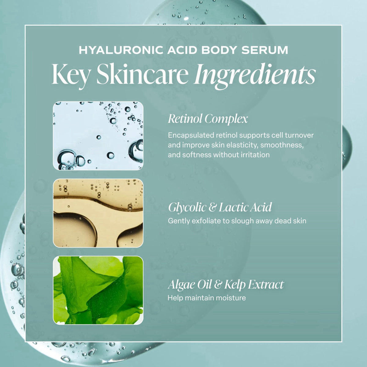 Saltair – Lotions on display