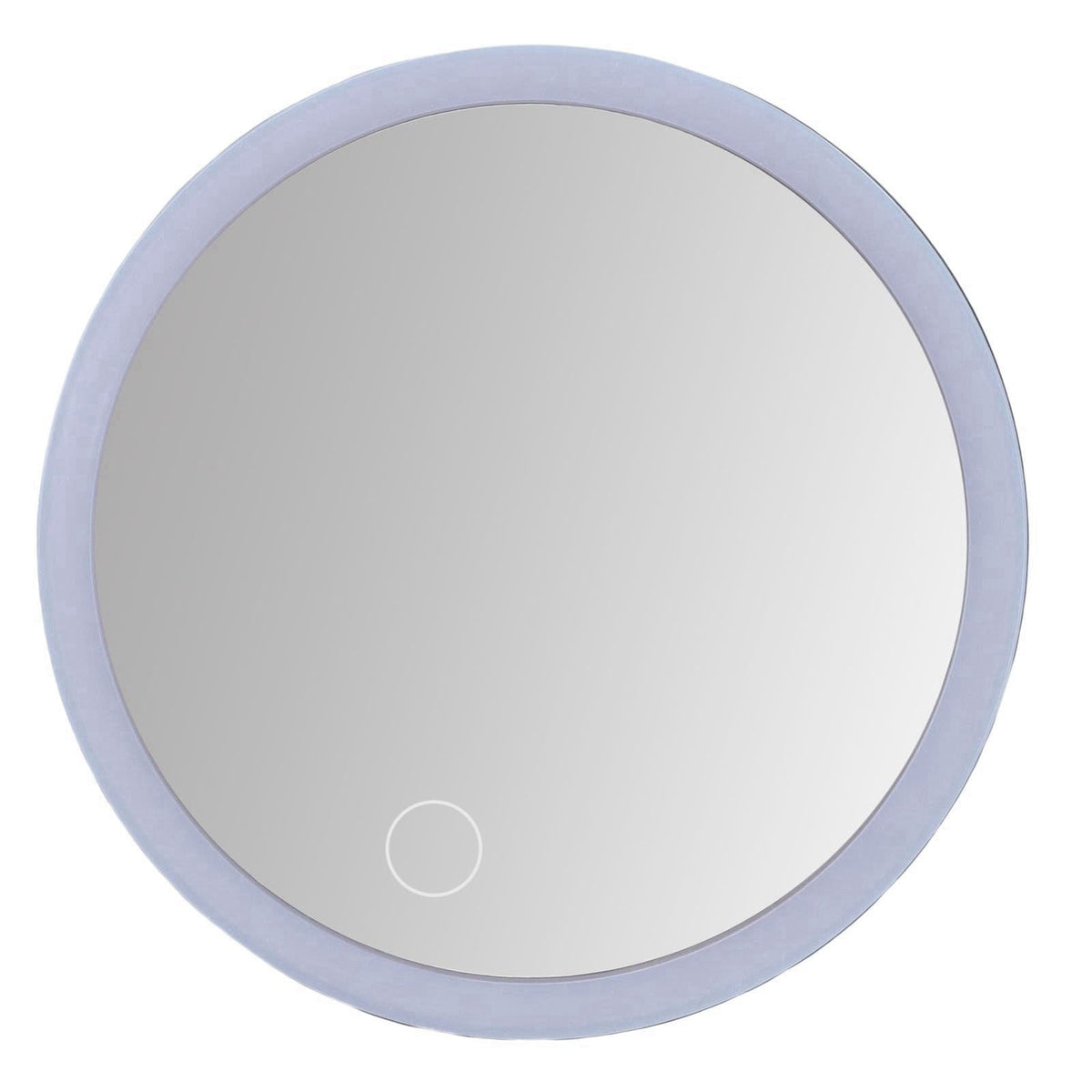 OPPWONG 20X Lighted Magnifying Makeup Mirror, 3 Color LED Stepless Dimming Mirror, Foldable Stand with Suction Cups, Ide