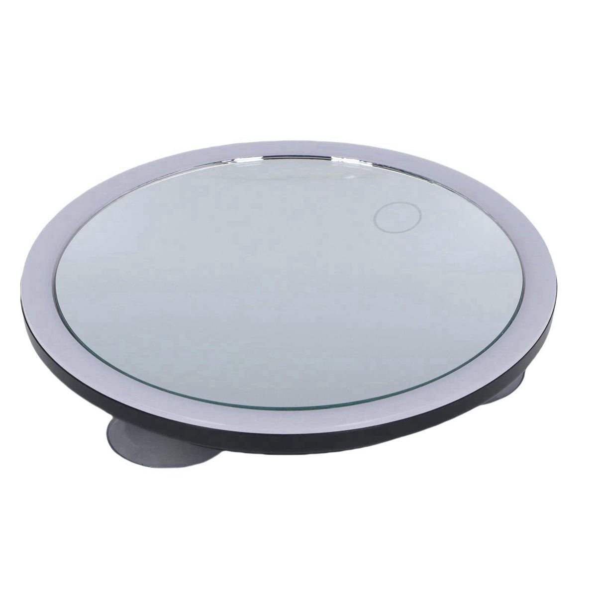 OPPWONG 20X Lighted Magnifying Makeup Mirror, 3 Color LED Stepless Dimming Mirror, Foldable Stand with Suction Cups, Ide