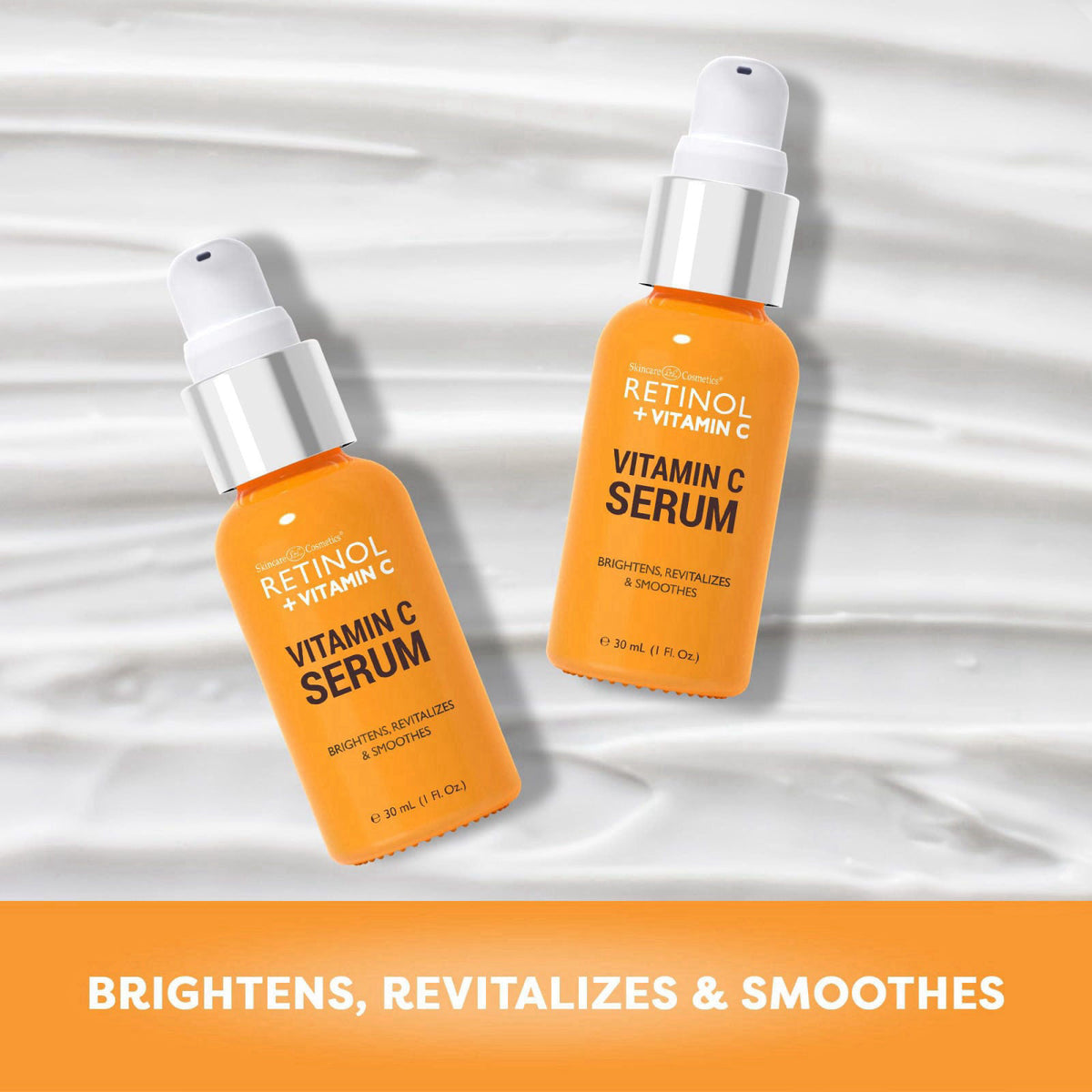 LIVAURA Retinol + Vitamin C Face Serum - Anti Aging Facial Serum, Evens Skin Tone, Diminishes Fine Lines and Wrinkles, S