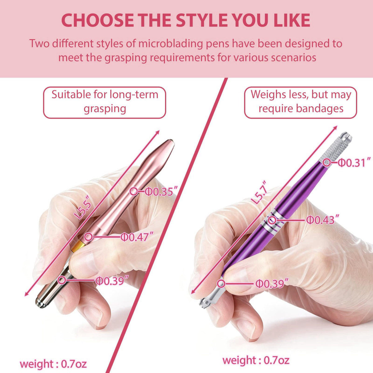 DZWSHYBG PMU Microblading Pen Kit for Beginners – full view