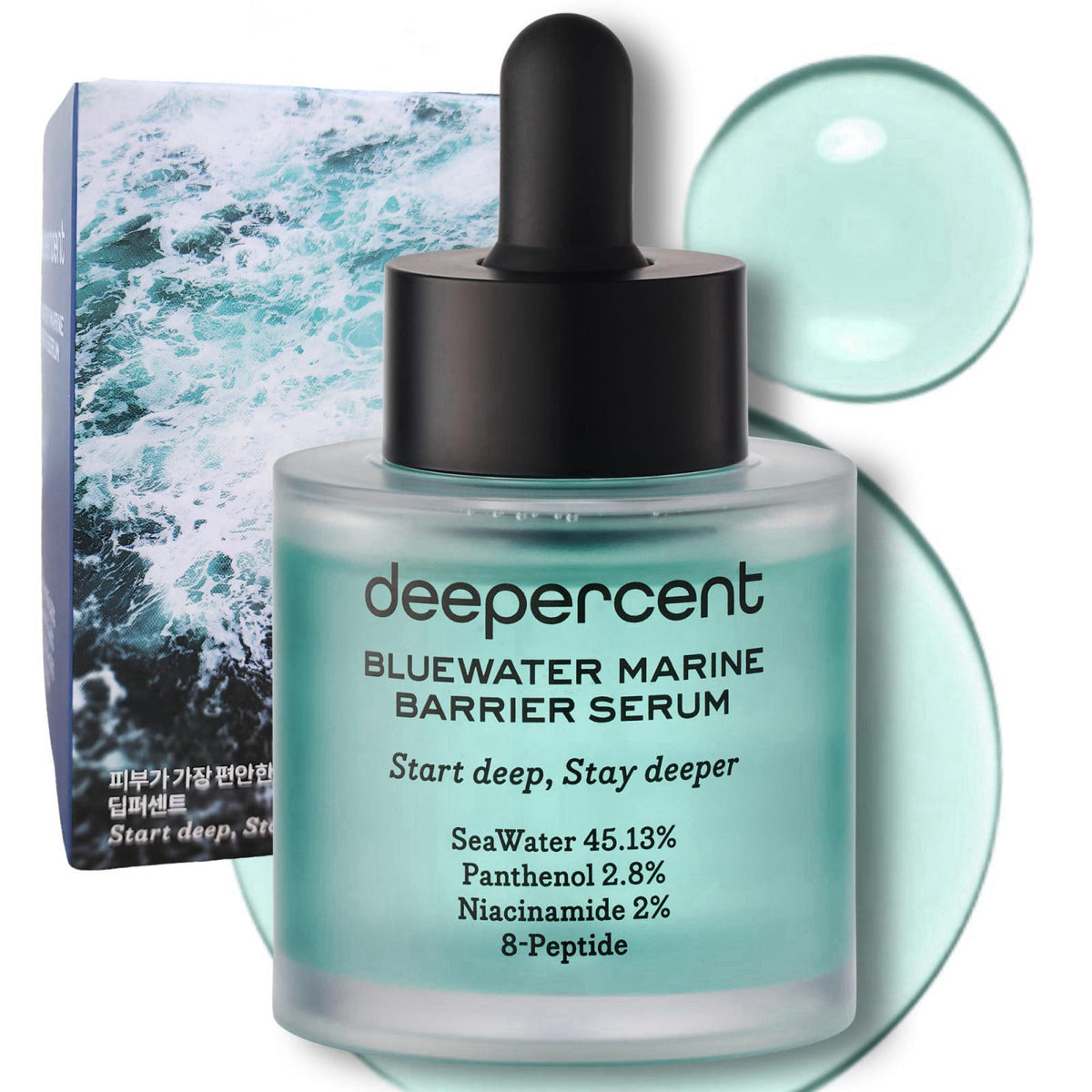 DEEPERCENT Blemish Serum for Dry Skin with PDRN, 8 Peptides, Panthenol – product photo (Serums)