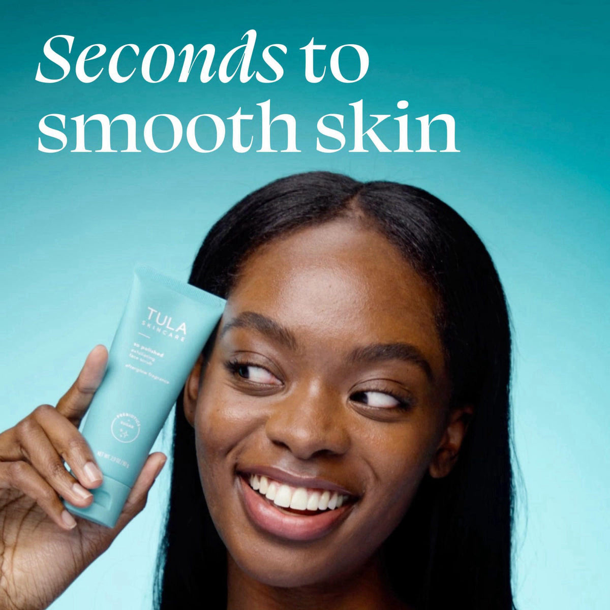 TULA So Polished Gentle Exfoliating Sugar Face Scrub, 2.9 oz – close-up detail