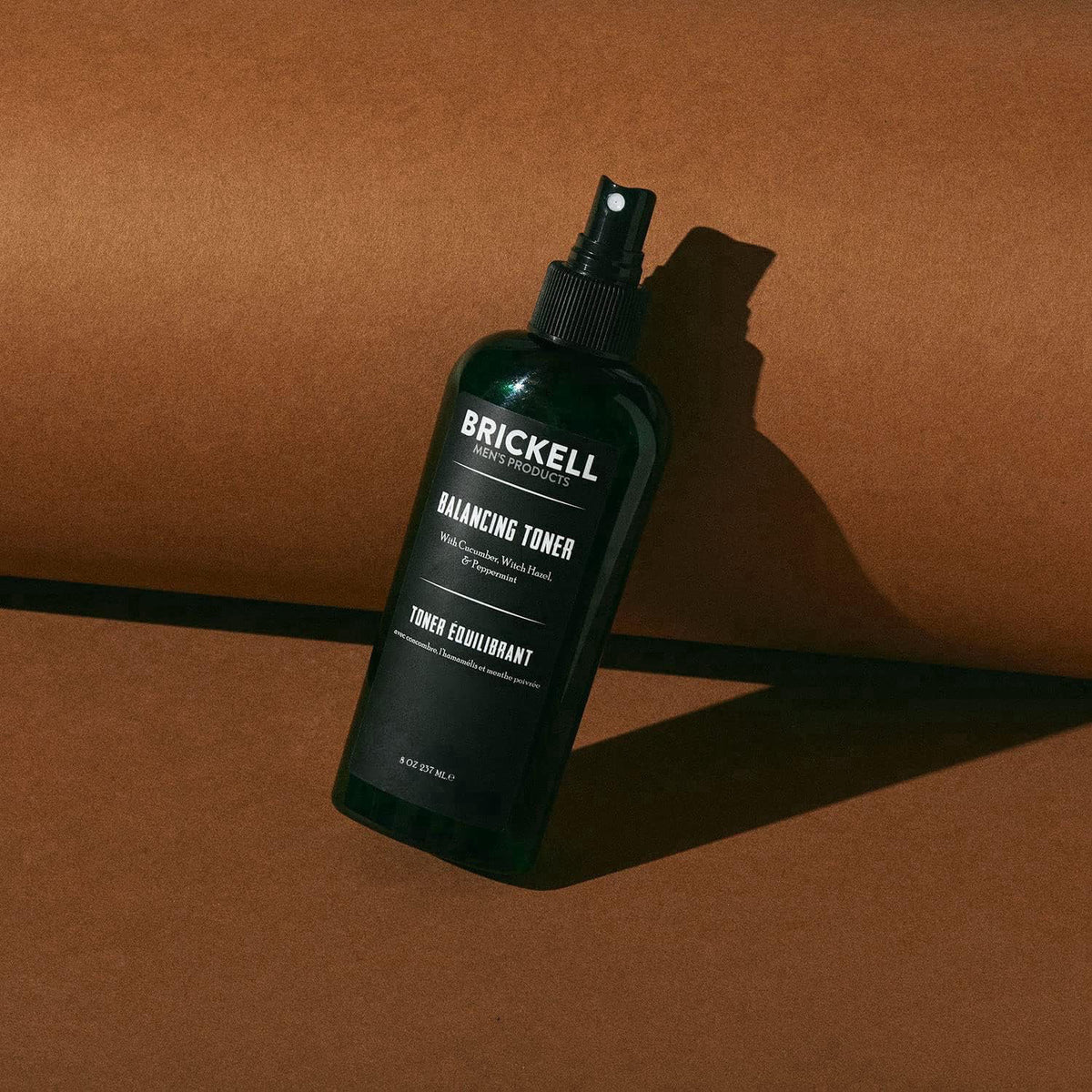 Brickell Men's Products Brickell Men's Balancing Toner for Men, Alcohol-Free Mint Facial Toner with Witch Hazel, Aloe, a