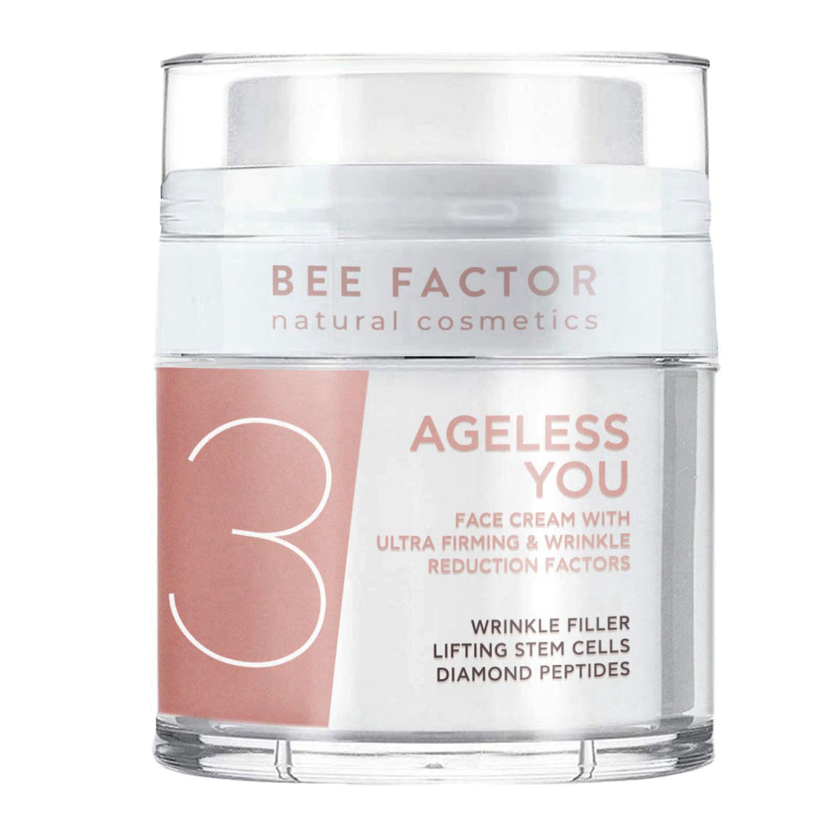 BEE FACTOR AGELESS YOU Cream for Instant Firming and Wrinkle Reduction, with 97% Natural Active Ingredients, 50 ml – pro