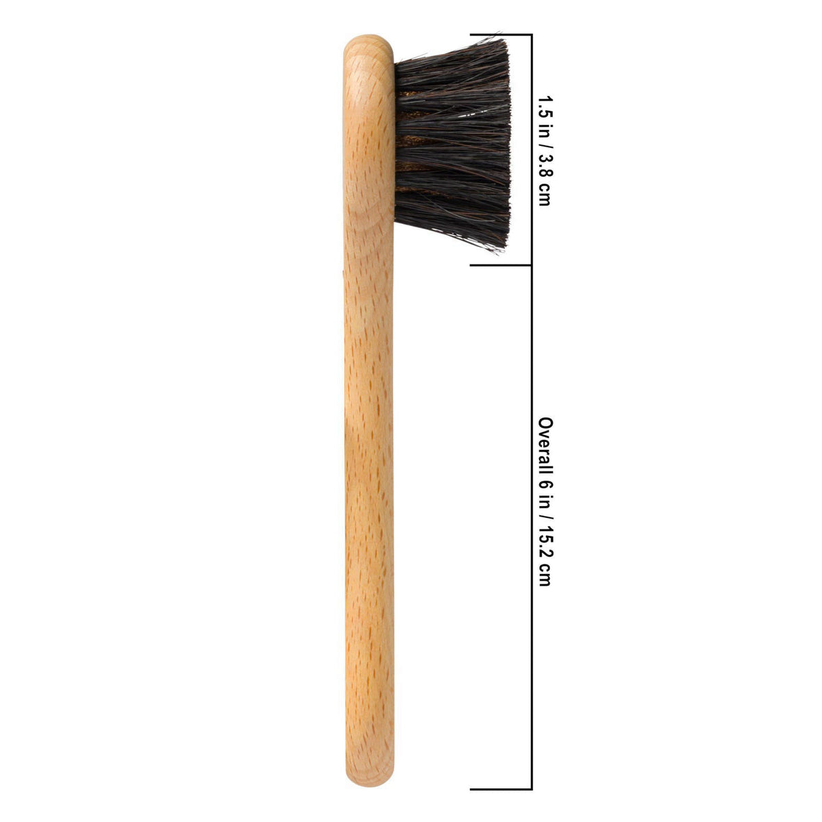 Redecker Ionic Face & Body Brush – Oiled Beechwood Handle, Bronze Wire & Horsehair Bristles for Circulation, Detox & Ski
