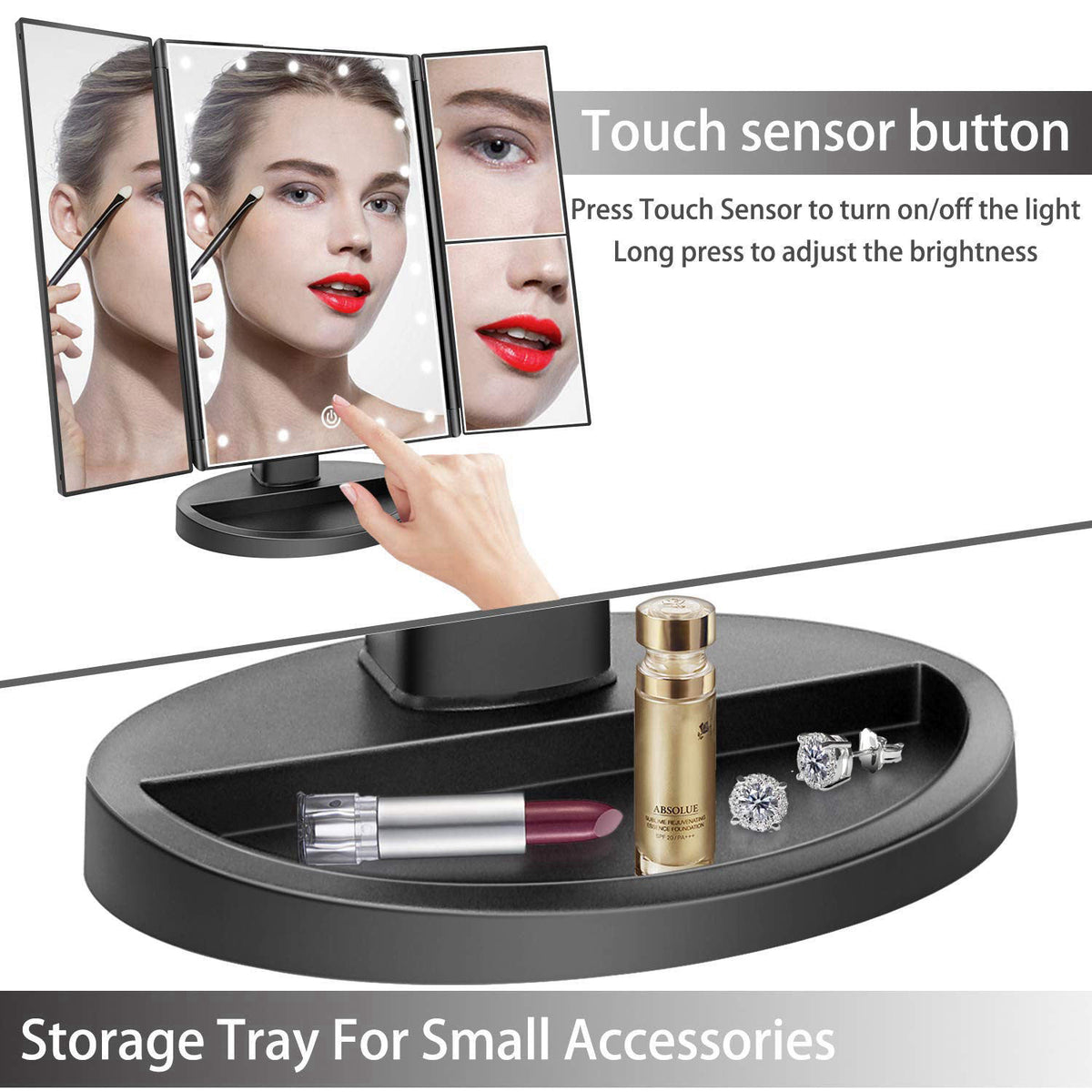 deweisn – Makeup Mirrors on display