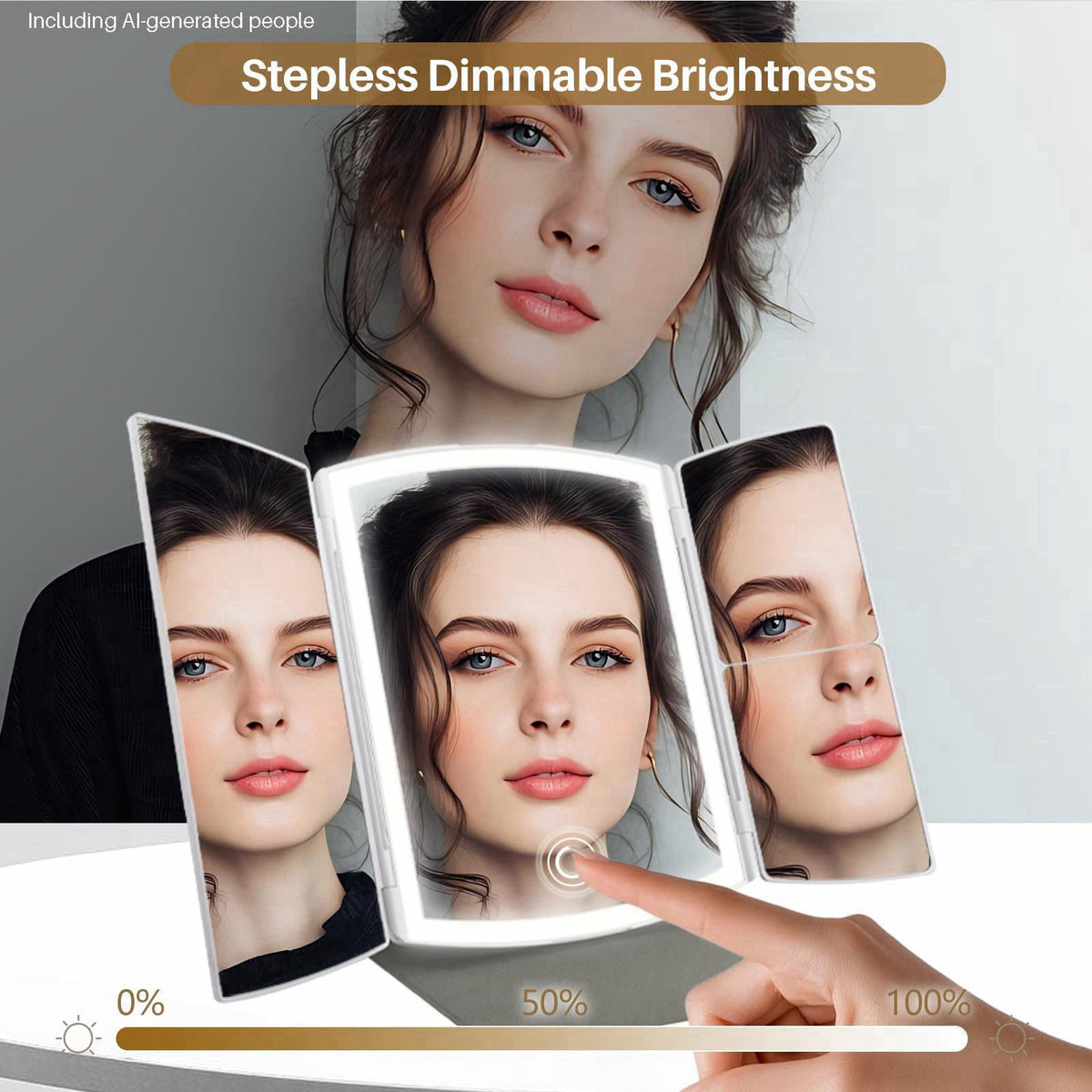 WIZCHARK – Makeup Mirrors on display